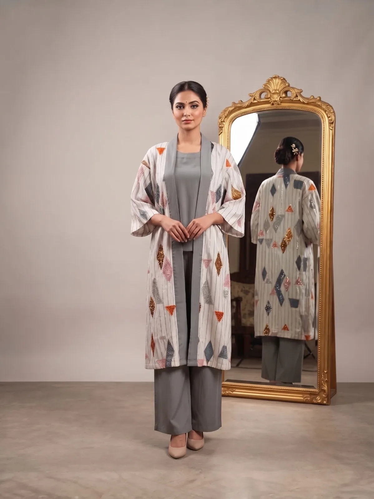ash long kimono set – Long Kimono Heritage