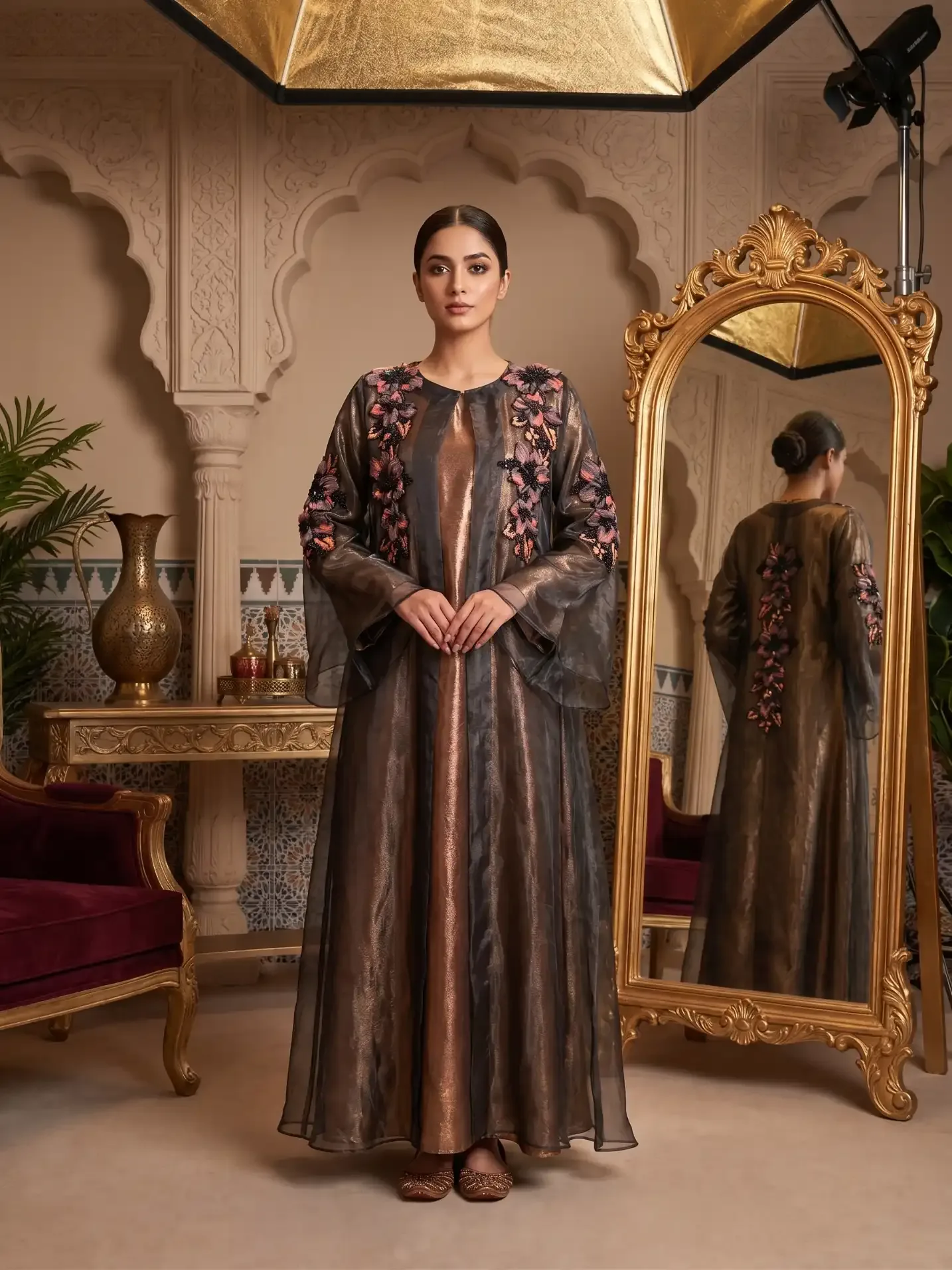 golden karchupi abaya – Rozalina