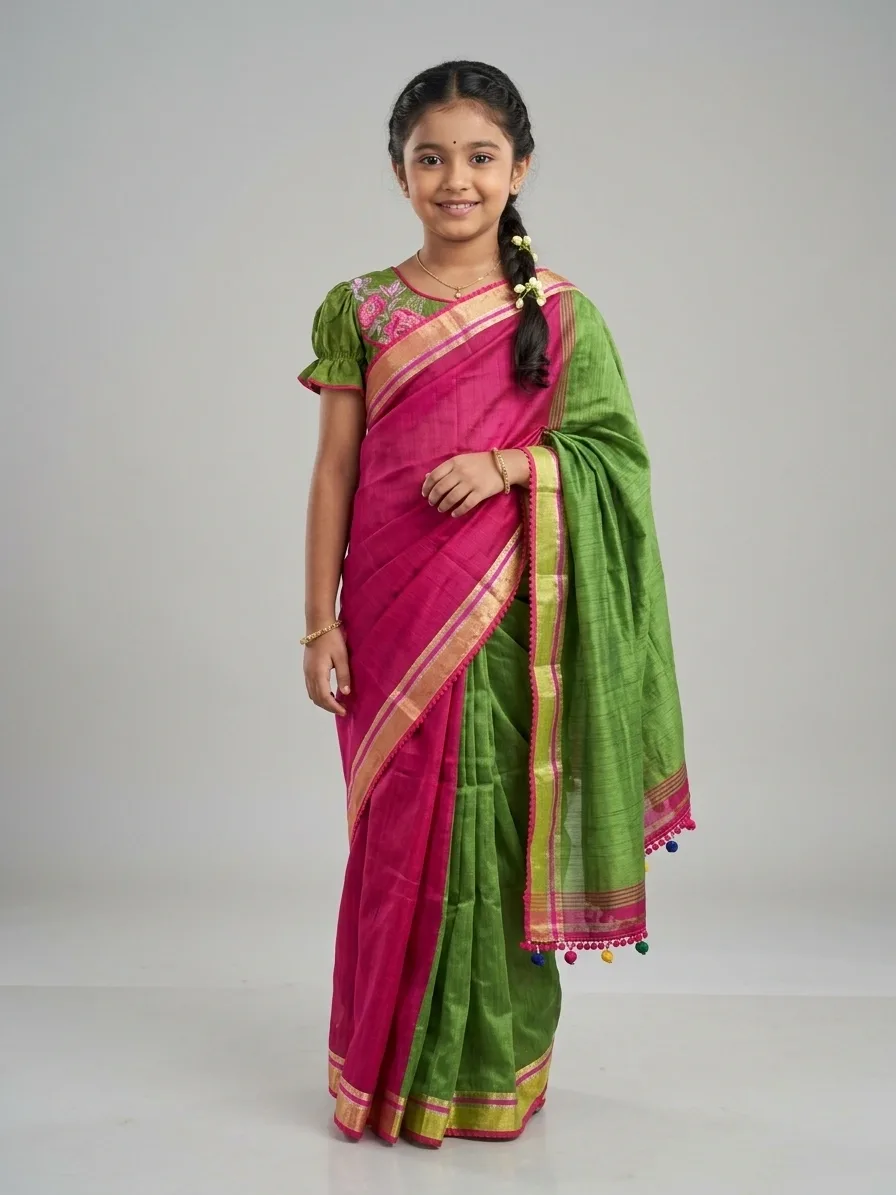 baby ready saree – Baby Ready Saree with Blouse