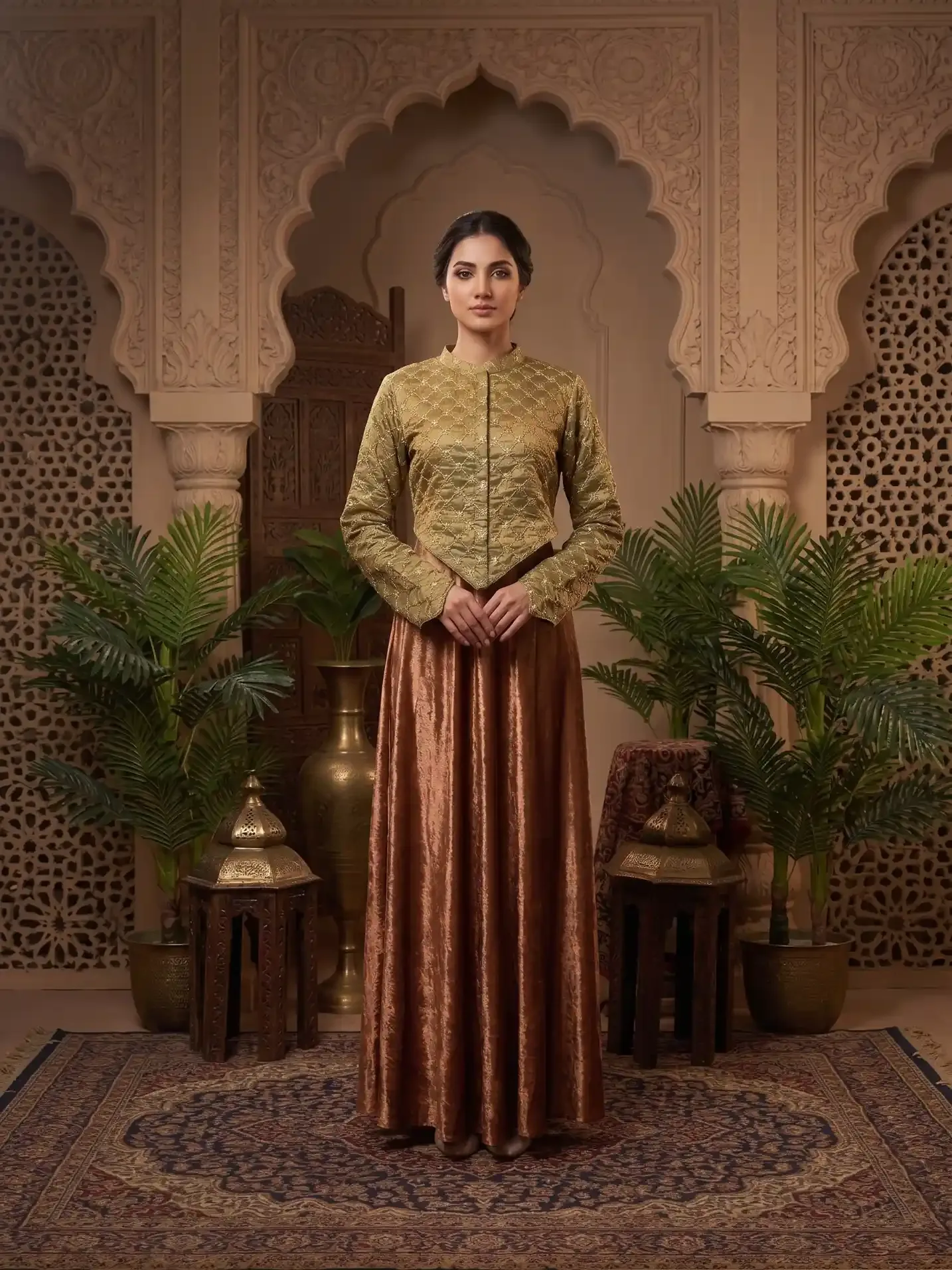 karchupi abaya – Mosaica Shimmer
