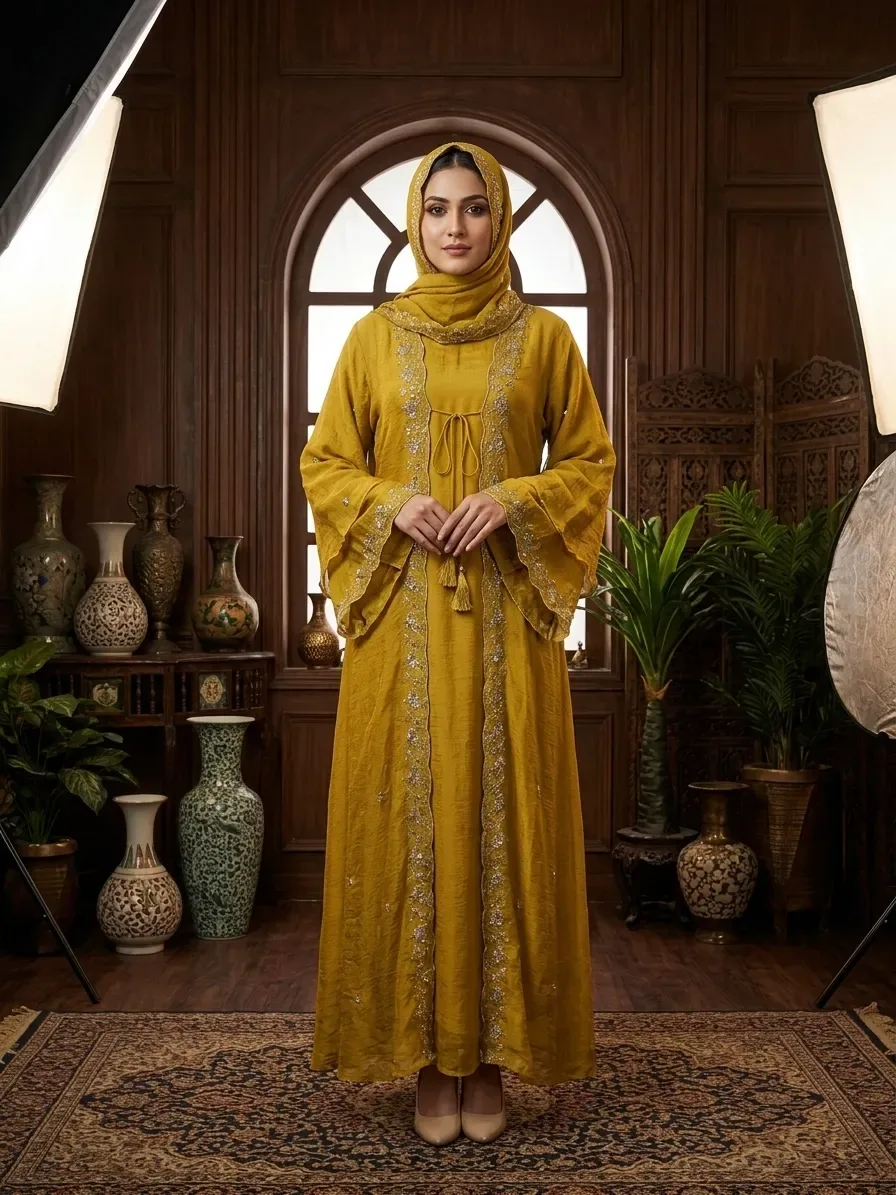 abaya – Amber Crest
